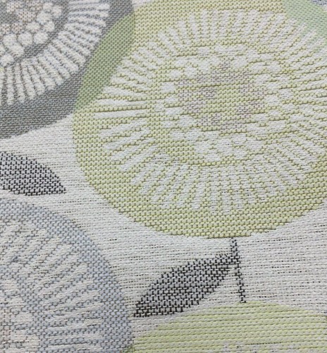 Green grey floral - &,