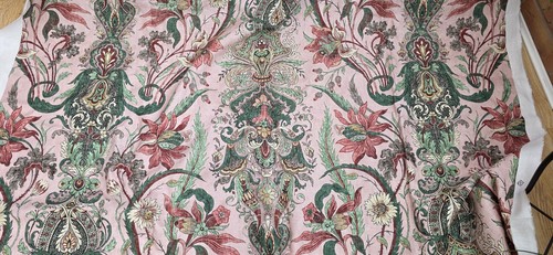 Floral paisley fabric - fabric, 260cm