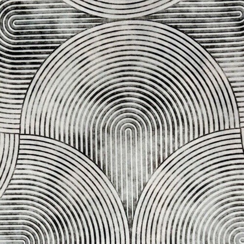 Circles printed velvet fabric - velvet,