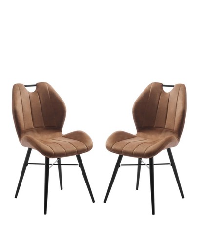 Roma brown fabric dining - brown,