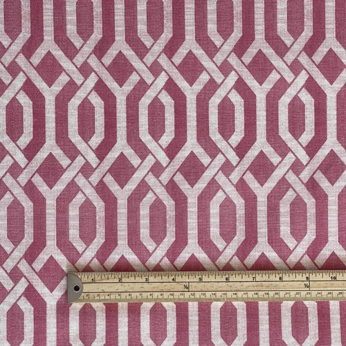 Trellis pink printed - printed, geometric